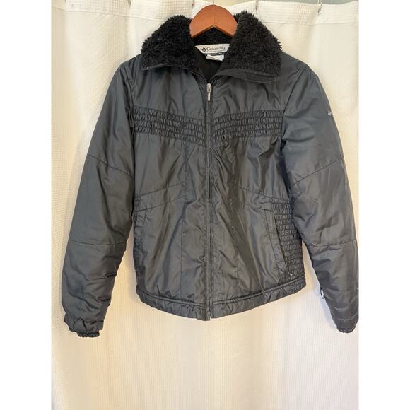 Columbia Women’s XS Down Filled Fitted Puffer Jacket‎ Black - Picture 1 of 11